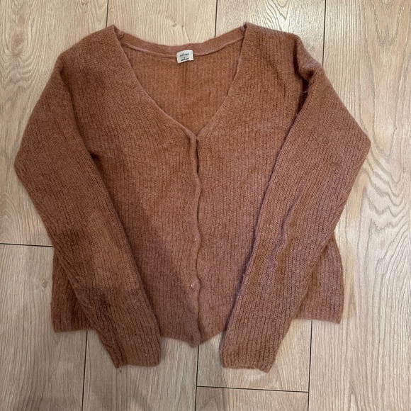 Aritzia Wilfred mohair button-up cardigan sweater - Picture 2 of 4